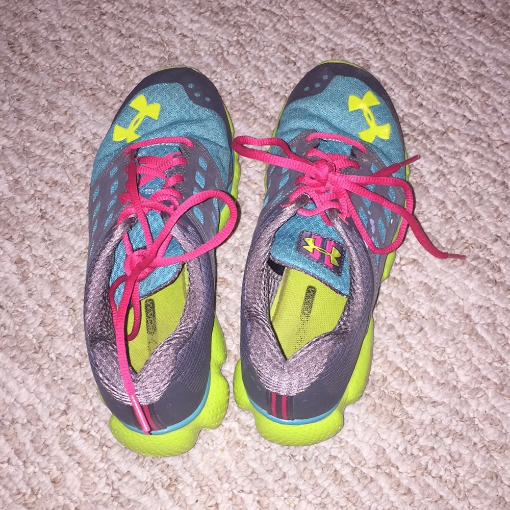 Under Armour Brightly colored tennis shoes